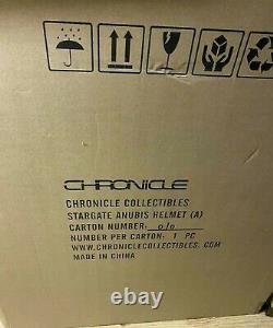 Chronicle Collectibles 11 Stargate Anubis Helmet Fiberglass Limited #10/50 New