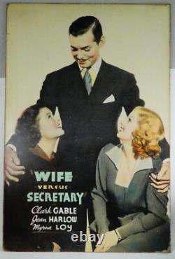 Clark Gable Wife Versus Secretary Meloy Bros Poster