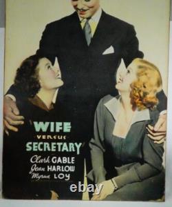 Clark Gable Wife Versus Secretary Meloy Bros Poster