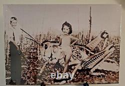 Collector Metal Photo signs Shirley Temple with Grasshopper Limited Edition