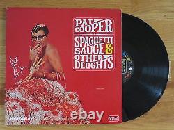 Comedian PAT COOPER signed SPAGHETTI SAUCE & OTHER DELIGHTS Record Analyze This