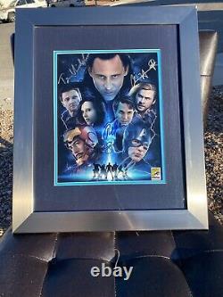 Comic Con Avengers Cast Signed Movie Poster Memorabilia Robert Downey Jr More