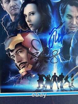 Comic Con Avengers Cast Signed Movie Poster Memorabilia Robert Downey Jr More