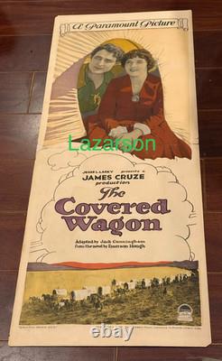 Covered Wagon Rare Orig Insert Poster Lois Wilson Kerrigan James Cruze 1923