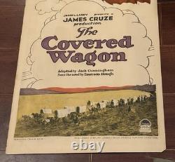 Covered Wagon Rare Orig Insert Poster Lois Wilson Kerrigan James Cruze 1923