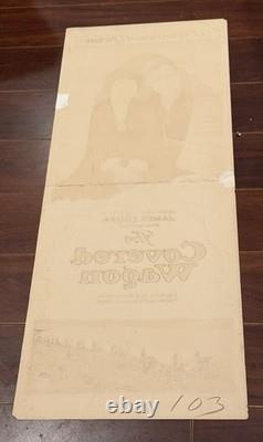 Covered Wagon Rare Orig Insert Poster Lois Wilson Kerrigan James Cruze 1923
