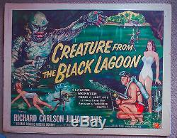 Creature from the Black Lagoon 22x28 Original half sheet poster RARE