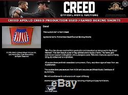 Creed Apollo Creed Boxing Shorts Rocky Stallone MGM Movie Prop