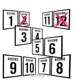 Creed III Production Used Round Cards-Final Fight, Dame vs. Creed