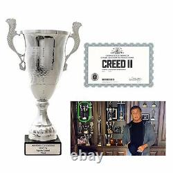 Creed Screen Used Matched Apollo Creed Trophy Prop Rocky Sylvester Stallone