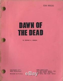 DAWN OF THE DEAD (1978) Vintage original final shooting script / GEORGE ROMERO
