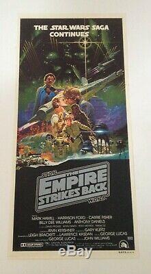 DAYBILL Empire Strikes Back 1980 original Aus cinema poster Star Wars