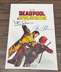 DEADPOOL & WOLVERINE Signed Movie Poster 11x17 with COA Authentic Memorabilia