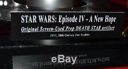 DEATH STAR Screen-Used Prop STAR WARS IV, COA London Prop Store, DVD, Lit CASE