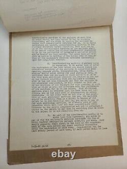 DESERT FURY / film noir 1946 signed contract regards art director Perry Ferguson