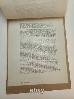 DESERT FURY / film noir 1946 signed contract regards art director Perry Ferguson