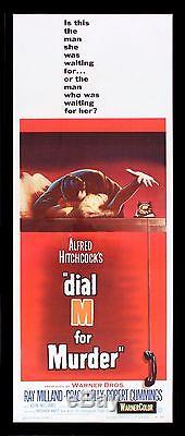 DIAL M FOR MURDER CineMasterpieces ORIGINAL MOVIE POSTER HITCHCOCK GRACE KELLY