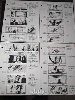 DIE HARD 2 Movie Props Production Art Storyboards lot ACTION MOVIES X1