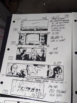 DIE HARD 2 Movie Props Production Art Storyboards lot ACTION MOVIES X1
