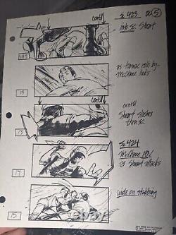 DIE HARD 2 Movie Props Production Art Storyboards lot ACTION MOVIES X1