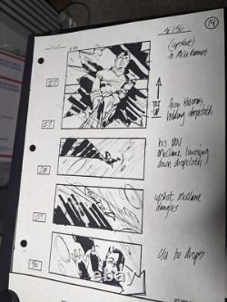 DIE HARD 2 Movie Props Production Art Storyboards lot ACTION MOVIES X1