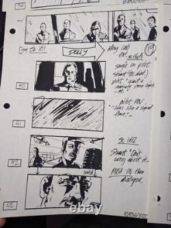 DIE HARD 2 Movie Props Production Art Storyboards lot ACTION MOVIES X1