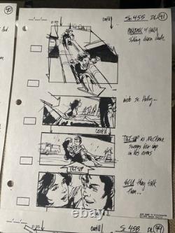 DIE HARD 2 Movie Props Production Art Storyboards lot ACTION MOVIES X1