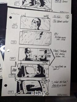 DIE HARD 2 Movie Props Production Art Storyboards lot ACTION MOVIES X1