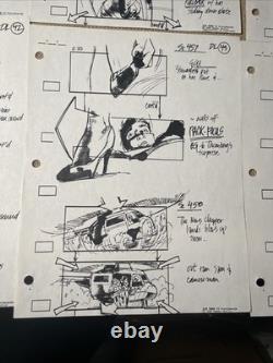 DIE HARD 2 Movie Props Production Art Storyboards lot ACTION MOVIES X1