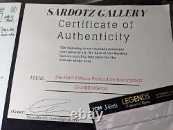 DIE HARD 2 Movie Props Production Art Storyboards lot ACTION MOVIES X1