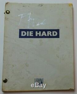 DIE HARD / Jeb Stuart 1988 Screenplay, classic Bruce Willis NYPD action film