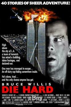 DIE HARD / Jeb Stuart 1988 Screenplay, classic Bruce Willis NYPD action film