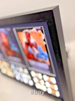 DIE HARD TRILOGY 35mm Movie Film Cell Lighted Display, withCOA, metal stand