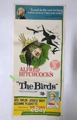Daybill Poster The Birds By Alfred Hitchcock Original Australian Poster