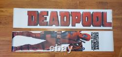 Deadpool 2015 Steel Book Best Buy Exclusive DVD/Blu-ray Movie Display Banners