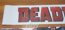 Deadpool 2015 Steel Book Best Buy Exclusive DVD/Blu-ray Movie Display Banners