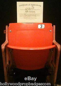 Detroit Tigers Stadium Compl Seat Original Game & Movie Used 61 Maris & Mantle