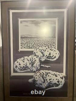 Dick Mason Poster Of Dalmatians Painting Of A Dog In Front Of A Dog 1991