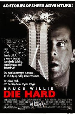 Die Hard (1988) Original Movie Poster Rolled