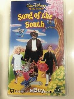 Disneys Song Of The South Movie With Two Formats Vhs For USA And Vhs Uk Pal