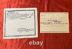 Django Unchained Broomhilda (Kerry Washington) Prop Slave Paperwork! Tarantino