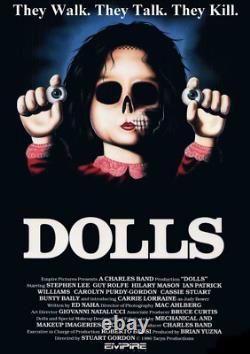 Dolls 1987 Original Production Used Creepy Lady Doll Movie Prop