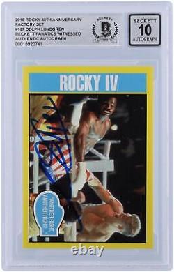 Dolph Lundgren Rocky Trading Card Item#12920435