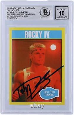 Dolph Lundgren Rocky Trading Card Item#12920436