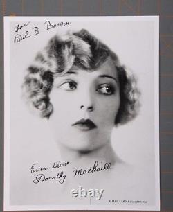 Dorothy Mackaill Era British Actress Photo hand signed autograph 8 x 10 Silent
