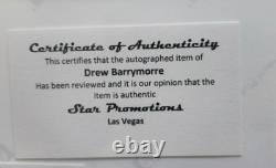 Drew Barrymore 8x10 Original Autograph Photo withCOA Authentic Movie Memorabilia
