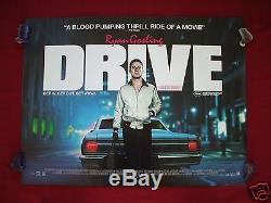 Drive 2011 Original British Quad Movie Poster Ryan Gosling Carey Mulligan D/s