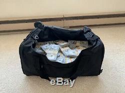 Duffel Bag Full of Prop Money