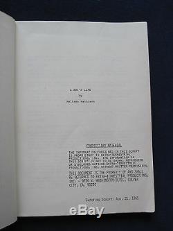 E. T. The Extraterrestrial Original Film Script Steven Spielberg Rare