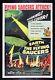 EARTH VS THE FLYING SAUCERS CineMasterpieces NO RESV ORIGINAL MOVIE POSTER 1956